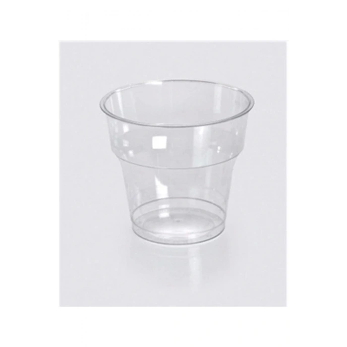 1000 Adet Şeffaf Kristal Mika Ekstra Sert Plastik Bardak 180 CC