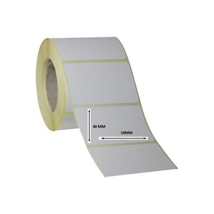 40*58 Termal Terazi Etiketi 1 Rulo (500 Sarım)