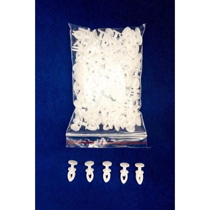 Geçmeli Perde Ruleti 100 Adet 1. Kalite Perde Halkası