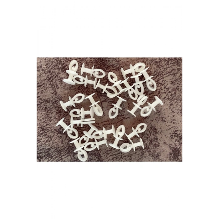 Perde Düğmesi Geçmeli Plastik Rulet 1000 Adet