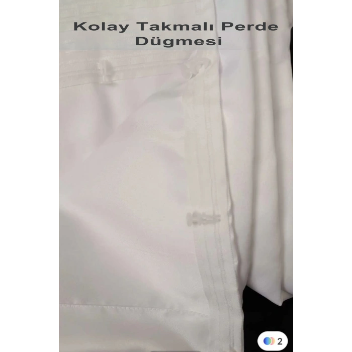 Geçmeli Perde Ve Tül Düğmesi Korniş Halkası(50 Adet) Dikilebilir Özelliğinde