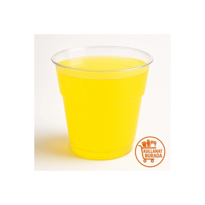 Mg Home Şeffaf Kristal Mika Ekstra Sert Plastik Bardak 180 Cc 25 Adet