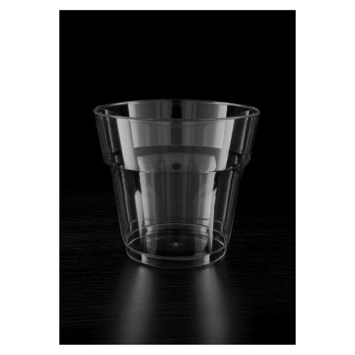 100 Adet Kristal Sert Plastik Şeffaf Pet Bardak 180 CC