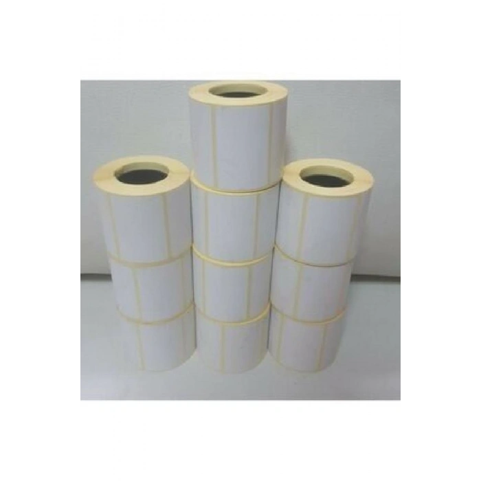 Orijinal 40 X 60 Barkod Etiketi 1 Rulo Eko Termal 500 Sarım 10 Lu Paket 5000 Adet