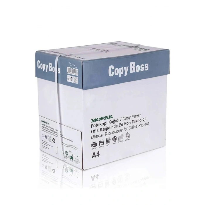 Copy Boss A4 80 gr 2.500 Adet Fotokopi Kağıdı (5li Paket)