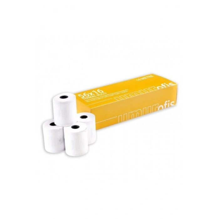 Yazar Kasa Rulosu Termal 56mm X 16 Metre Rulo0225 (10 Lu Paket)
