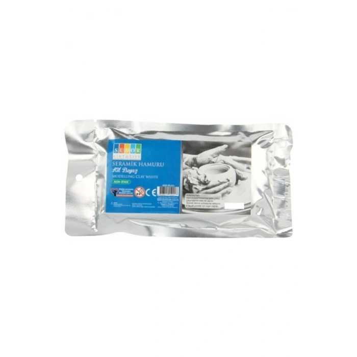 Seramik Kil 500 gr Beyaz (Kil261)
