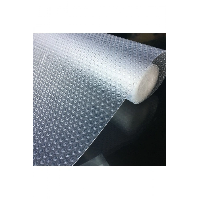 Eva Kaymaz 45 X 300 Cm Şeffaf Dolap Içi Kaydırmaz Raflık Mutfak Raf Örtüsü Dolap Içi Kaydırmaz