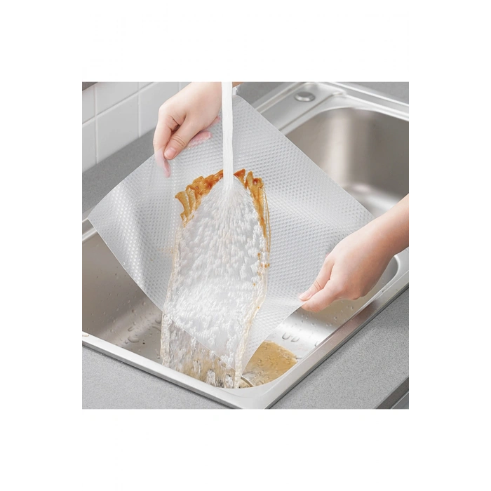 45 Cm X 10 Mt Çok Amaçlı Eva Kaymaz Dolap Içi Çekmece Raf Örtüsü Kaydırmaz Su Geçirmez 10 Metre Rulo