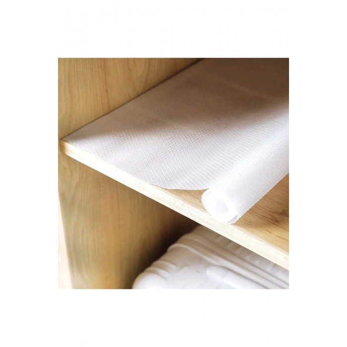 Sermat Eva Şeffaf Kaydırmaz Raf Dolap Ve Çekmece Örtüsü 45cm 3 Metre