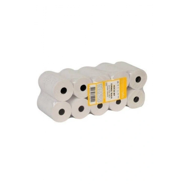 80x30 Termal Pos Ve Adisyon Rulosu 30 Metre 10 Adetlik Paket