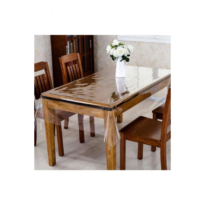 Şeffaf Pvc Ince Masa Örtüsü Koruyucu 0,15mm Kalınlık