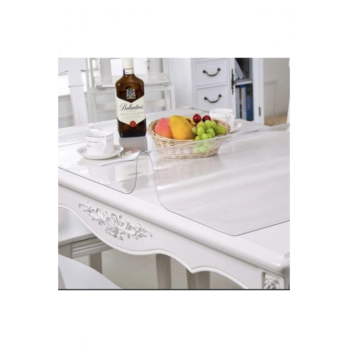 Şeffaf Kalın Masa Örtüsü Koruyucu 1.5mm Kalınlık