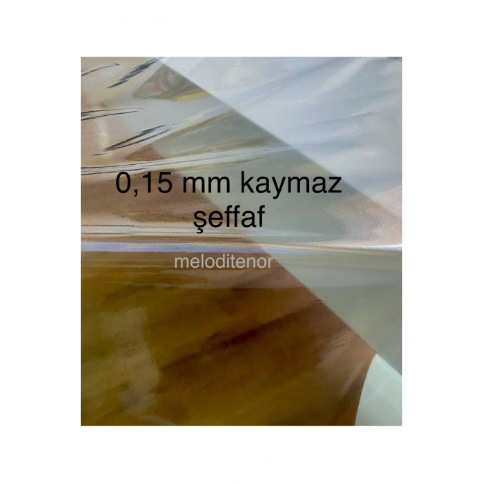 Düz ince şeffaf silinebilir kaymaz 0,15 mm net görüntü pvc naylon muşamba masa örtüsü