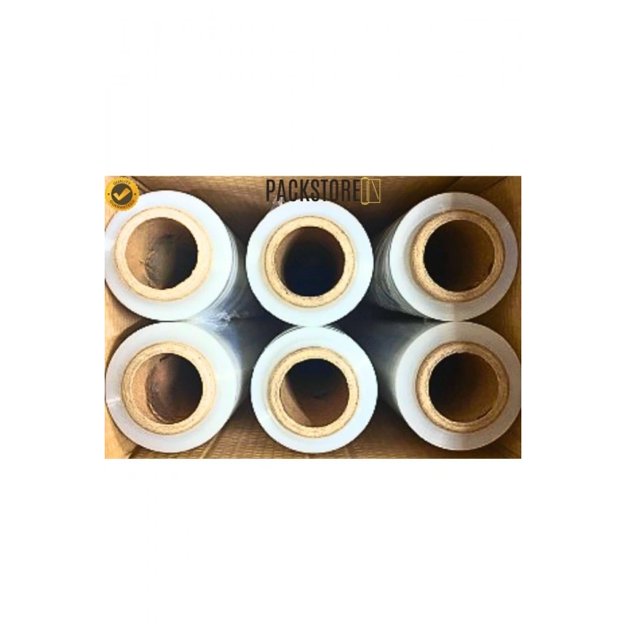 50cm Streç 17mc.kopmaz,yüzeyi Bırakmaz.6 Adet (1 KOLİ 6LI PAKET) Palet,mobilya,nakliye Eşya Sarımı