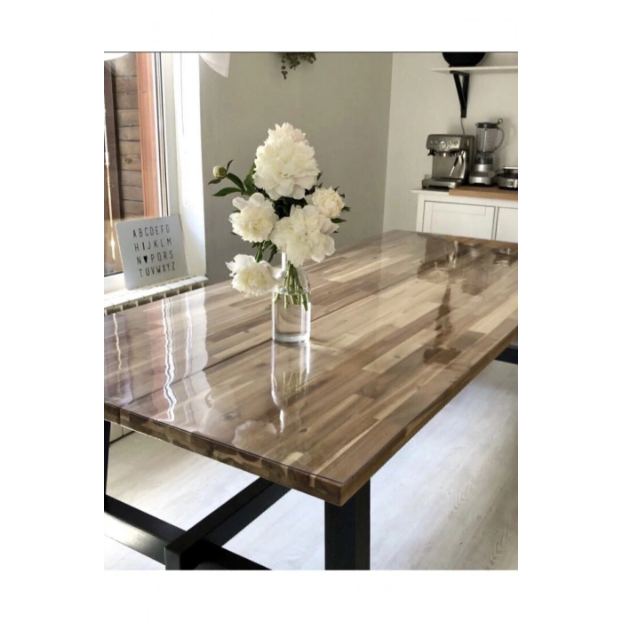 Şeffaf Kalın Masa Örtüsü 1.4mm Örtü Koruyucu