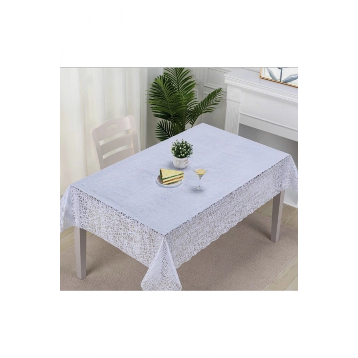 Hasır Desen Ip Model Lüx Pvc Masa Örtüsü Ercan