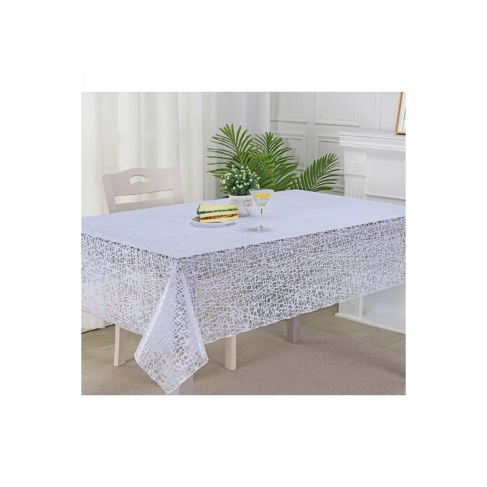 Hasır Desen Ip Model Lüx Pvc Masa Örtüsü Ercan