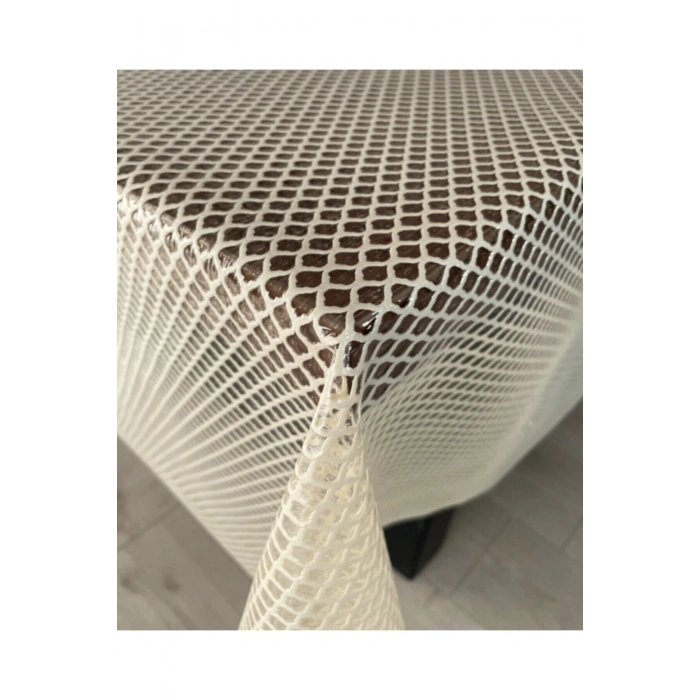 Hasır Desen Petek Model Masa Örtüsü Şık Görünüm