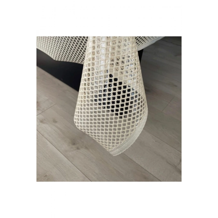 Hasır Desen Petek Model Masa Örtüsü Şık Görünüm