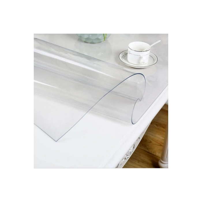 Argezemin Pvc Kalın Kaymaz Masa Örtüsü Koruyucu 1,7mm Kalınlık 90 X 130 Cm