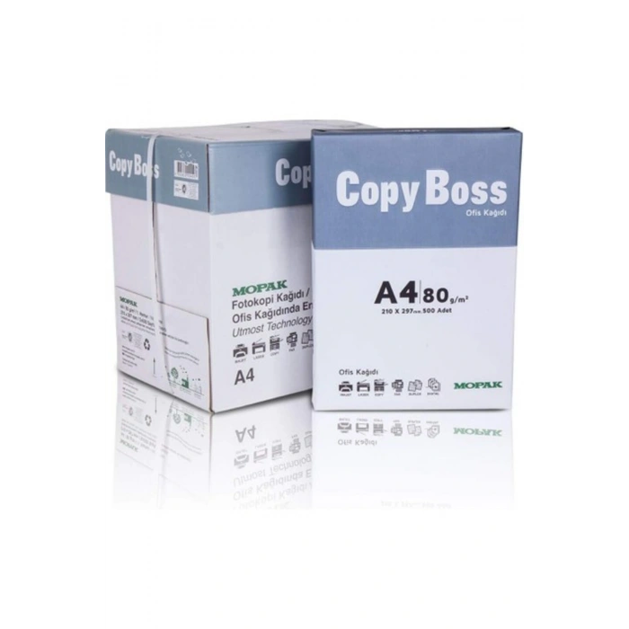Copy Boss A4 80 Gr/m² Fotokopi Kağıdı 500 sayfa 5li Paket / Koli