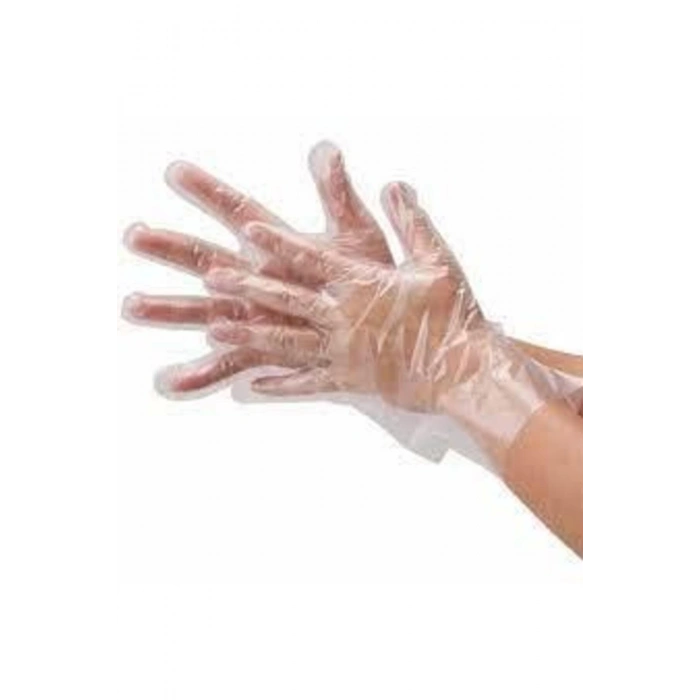 TEK KULLANIMLIK ŞEFFAF ELDİVEN 100 LÜ TAKRİBİ 60 G.