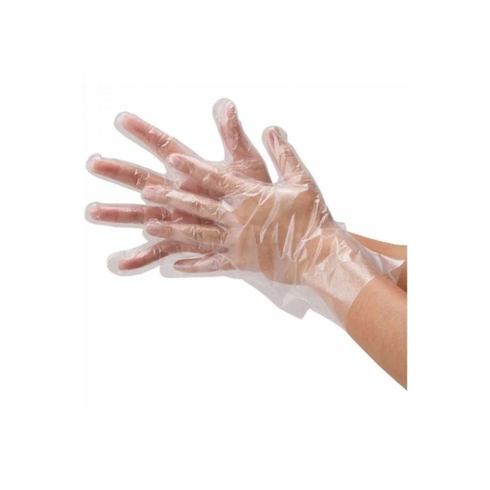 Şeffaf Poşet Eldiven 100lü * 3 Paket (300 ADET) Tek Kullanımlık