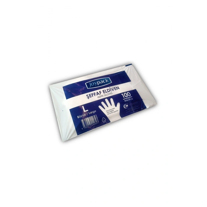 Şeffaf Gıda Poşet Eldiven 100lü X 100 Pakette 10000 Adet
