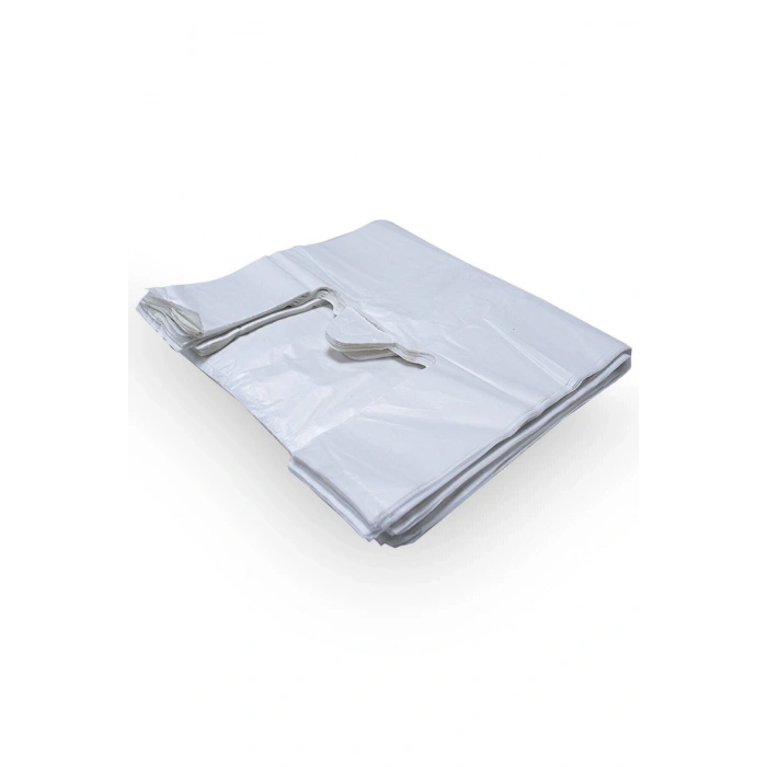 Birinci Sınıf Beyaz Market Pazar Taşıma Poşeti Büyük Boy 30x45 Cm 1 Kg