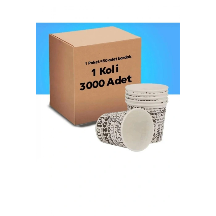 7 Oz Karton Bardak 3.000 Adet Koli Sizdirmaz Otomat Makinesi Uyumludur