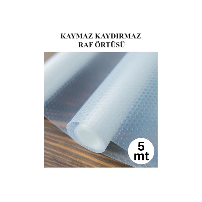 Kaymaz Dolap Raf Çekmece Örtüsü - Eva Malzeme - 5 Metre x 45 cm