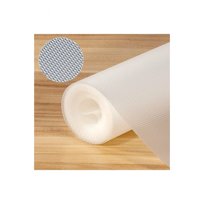 Eva Şeffaf Kaymaz Raf Dolap Çekmece Örtüsü 45*10 Mt