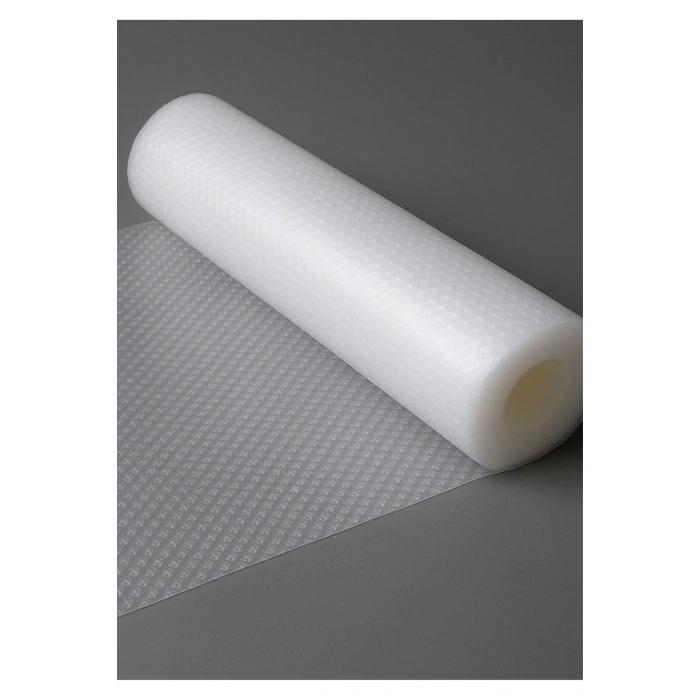 Kaydırmaz Şeffaf Raf Örtüsü 45x300 cm | Kalın PVC Dolap İçi Çekmece Koruyucu Eva Mat