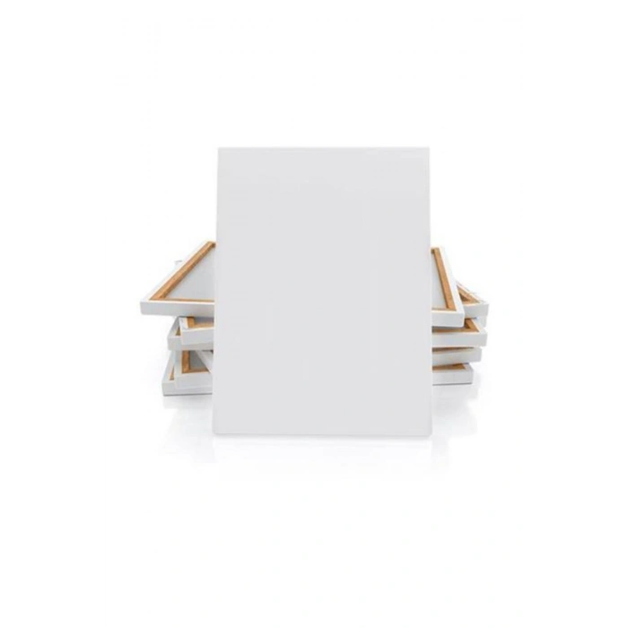 Pamuk Öğrenci Işi Kampanyalı Yandan Zımbalı Tuval 35x50 Cm Resim Tuvali - 1 Adet - Boş Tuval