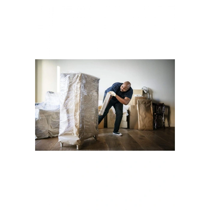 Palet Streci 2000 Gram 300 metre X 50cm Endüstriyel Palet Streç Film Paketleme Taşınma Streci