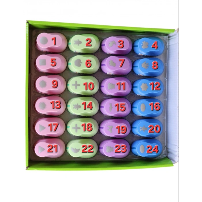 Şekilli Orta Boy Delgeç Desenli Delgeç ( 1 ADET FİYATIDIR)