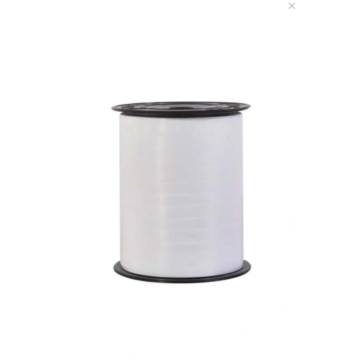 Beyaz Düz Şerit Rafya 200 Metre 8 mm – Hediye Paketi Süsleme Rafyası – Dayanıklı Paketleme Bağlama Kurdelesi (1 Adet)