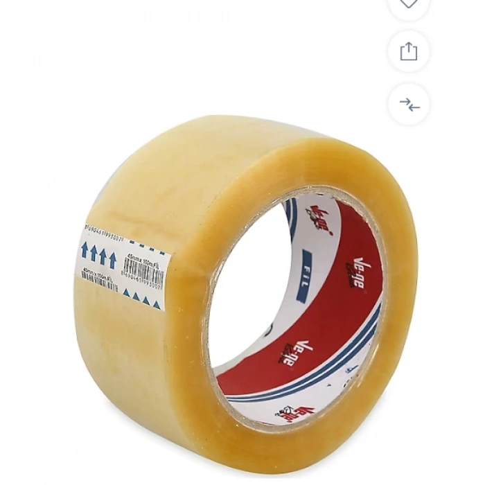 Vege Fil - Vege Aslan 6’lı Koli Bandı 100 Metre Şeffaf Güçlü Yapışkan Paketleme Bandı