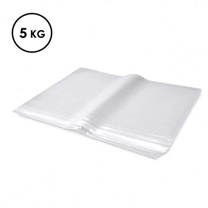 40x60 Büyük Boy Naylon Torba 5 KG Paket Şeffaf Poşet Ambalaj Torbası