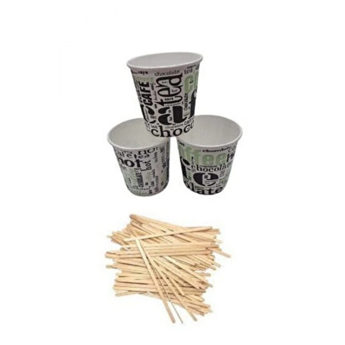 7 Oz 1000 Adet + Karıştırıcı 1000 Adet