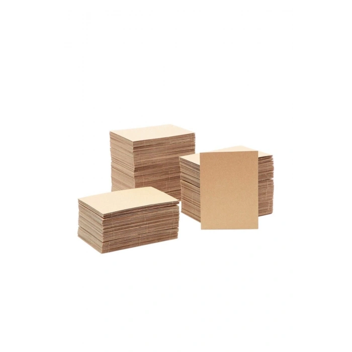 70x50 Oluklu Mukavva Karton (12li Paket) 3mm - Puzzle Kartonu - Proje Kartonu - Tuval Kartonu