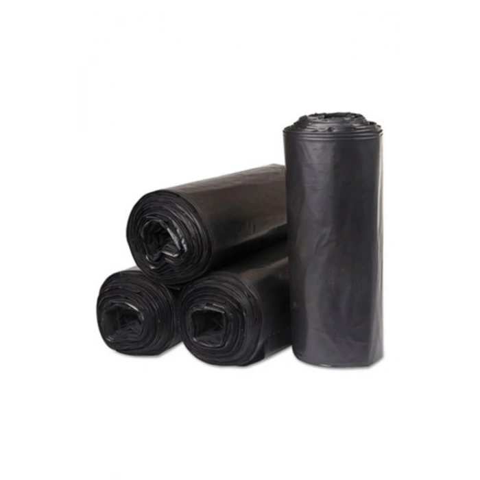 80x110 400 Gr Siyah Çöp Poşeti 5 Rulo