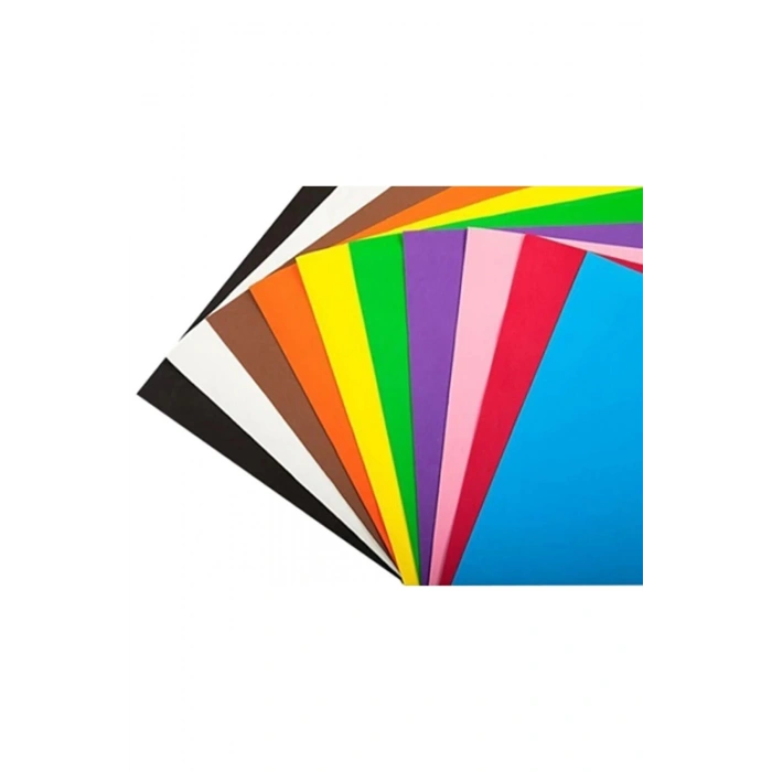 A4 Renkli Fon Kartonu 23x34 10lu (2li Paket) 10 Renk