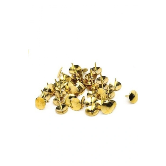 Altın Renkli Metal Raptiye, 30 Lu Paket