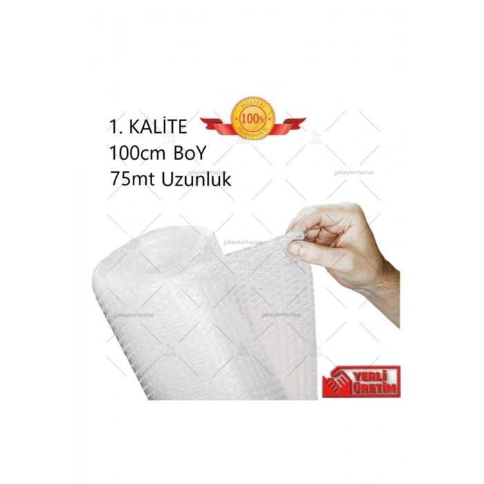 Balonlu Patpat-paketleme Naylonu (boy-100cm X 75mt-uzunluk)-(metrekare²-75m²)