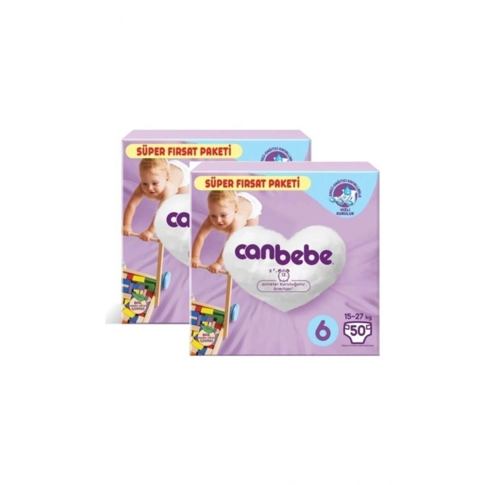 Bebek Bezi 6 Beden 2 X 50li (100 Adet)