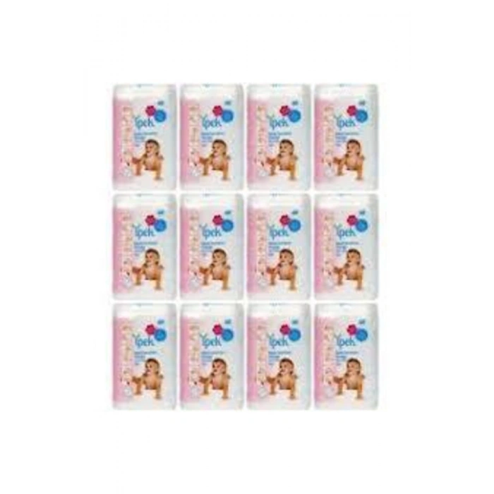 Bebek Temizleme Pamuğu 60 Adet X 12 Paket