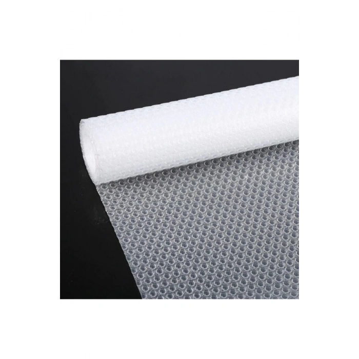 Beyaz Kaymaz Pıtırcık Raf Örtüsü 45cmx10mt