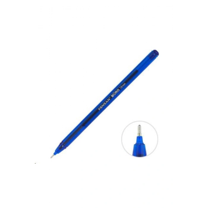 Büro Tükenmez Kalem Mavi 1 Mm 50li Paket